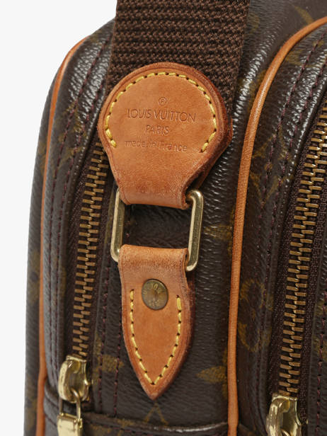 Preloved Louis Vuitton Crossbody Bag Reporter Pm Monogram Louis vuitton Brown second life P31VK450 other view 3