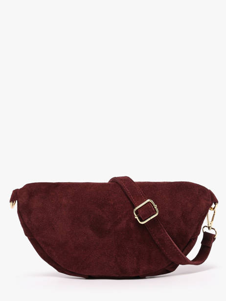 Belt Bag Leather Milano Red velvet VE24119O other view 4