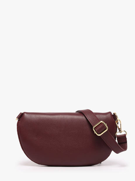 Belt Bag Leather Milano Red velvet caviar VC24111 other view 4