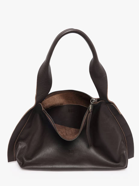 Shoulder Bag Leather Leather Biba Brown leather VIE1L other view 3