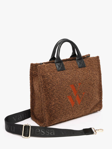Shopping Bag Cabas Vanessa wu Brown cabas MA3035 other view 2
