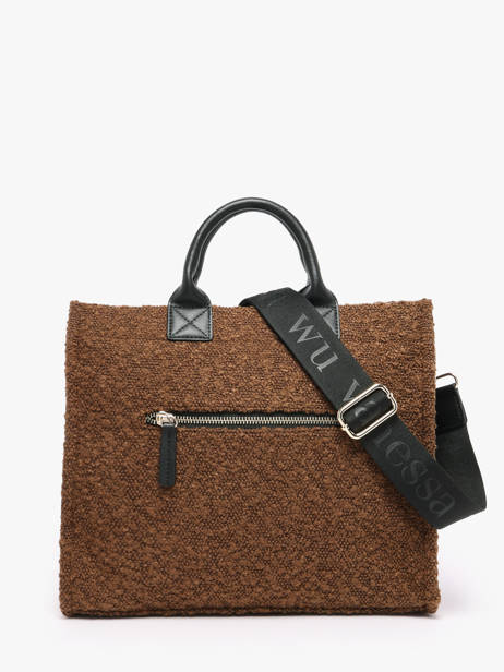 Shopping Bag Cabas Vanessa wu Brown cabas MA3035 other view 4