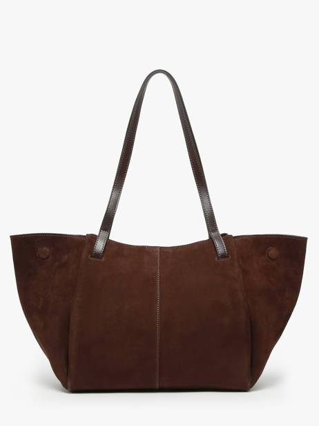 Shoulder Bag Suede Leather Lancaster Brown suede 58 other view 4