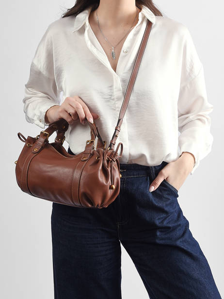 Crossbody Bag Icone Leather Gerard darel Brown icone DES73410 other view 1