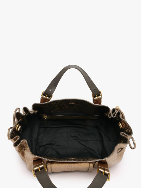 Satchel Bubble Leather Gerard darel Gold bubble DES67429 other view 4