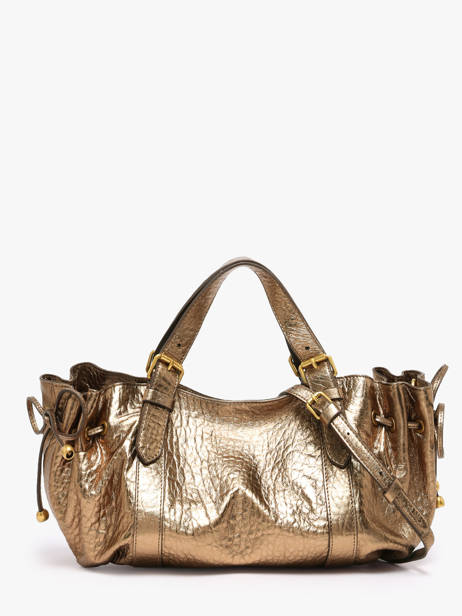 Satchel Bubble Leather Gerard darel Gold bubble DES67429 other view 5