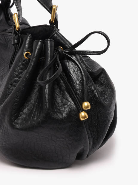 Shoulder Bag Bubble Leather Gerard darel Black bubble DES01428 other view 3
