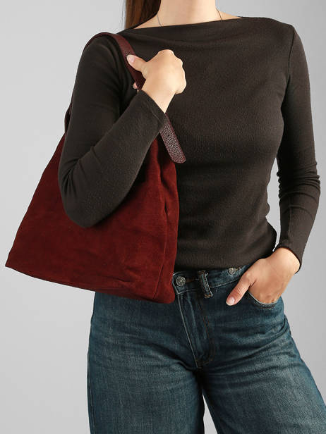 Shoulder Bag Velvet Caviar Leather Milano Red velvet caviar VC26062 other view 1