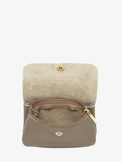 Leather Caviar Coin Purse Milano Beige caviar CA23092O other view 1