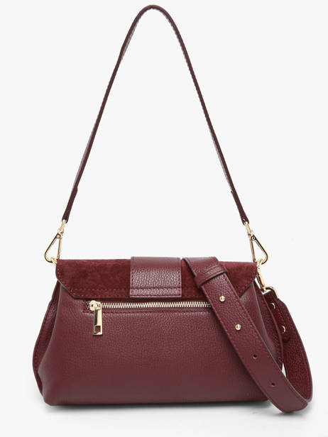 Satchel Velvet Caviar Leather Milano Red velvet caviar VC25114 other view 3