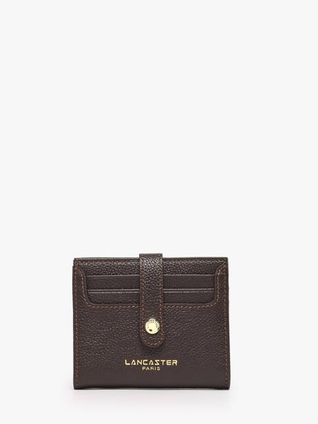 Porte-cartes Cuir Lancaster Marron milano ana 1
