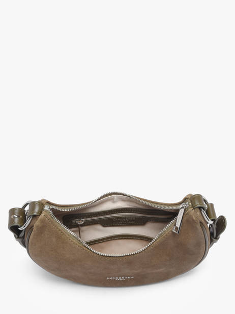 Shoulder Bag Suede Leather Lancaster Green suede 81 other view 3