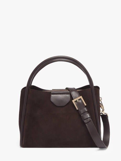 Sac Porté Main Suede Ida Cuir Lancaster Marron suede ida 100 vue secondaire 4