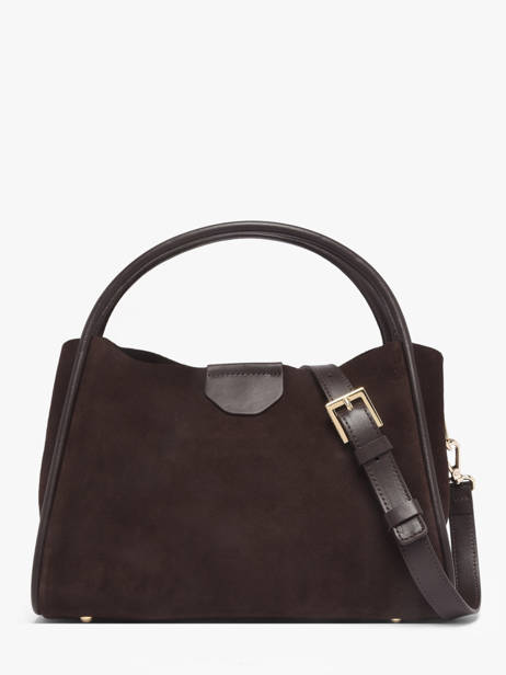 Sac Porté Main Suede Ida Cuir Lancaster Marron suede ida 101 vue secondaire 4