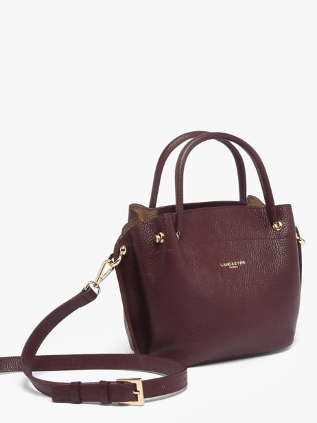 Leather Foulonné Double Satchel Lancaster Brown foulonne double louisa 18 other view 2