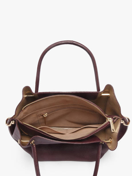 Leather Foulonné Double Satchel Lancaster Brown foulonne double louisa 18 other view 3