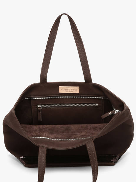 Satchel Cabas Cuir Leather Vanessa bruno Brown cabas cuir 8V40378 other view 4