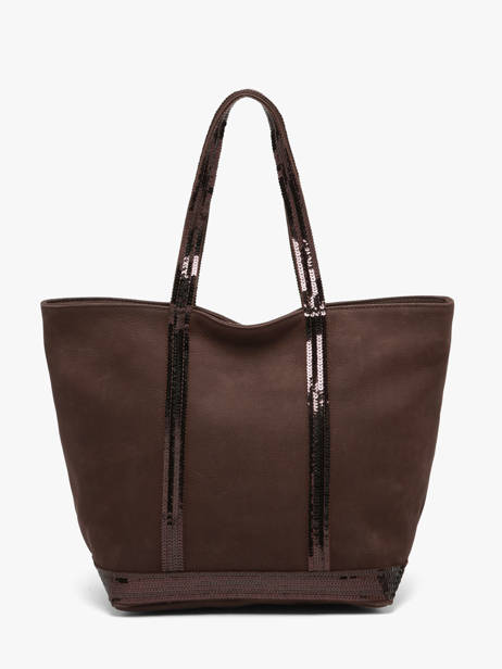 Satchel Cabas Cuir Leather Vanessa bruno Brown cabas cuir 8V40378 other view 5