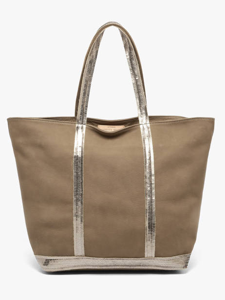 Shoulder Bag Cabas Cuir Leather Vanessa bruno Green cabas cuir 8V40409
