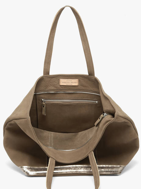 Shoulder Bag Cabas Cuir Leather Vanessa bruno Green cabas cuir 8V40409 other view 4
