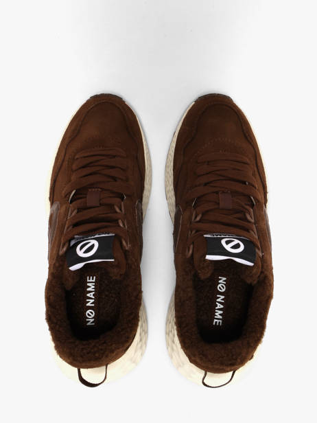 Platform Sneakers In Leather No name Green women NNVESC04 other view 3