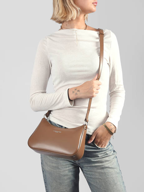 Leather Suave Crossbody Bag Lancaster Brown suave ace 22 other view 1