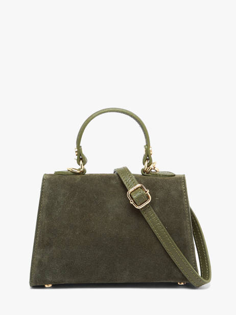 Shoulder Bag Velvet Caviar Leather Milano Green velvet caviar VC25116 other view 3