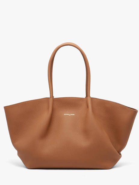 Leather Galatée Xl Shoulder Bag Nathan baume Brown nymphea 7 other view 4