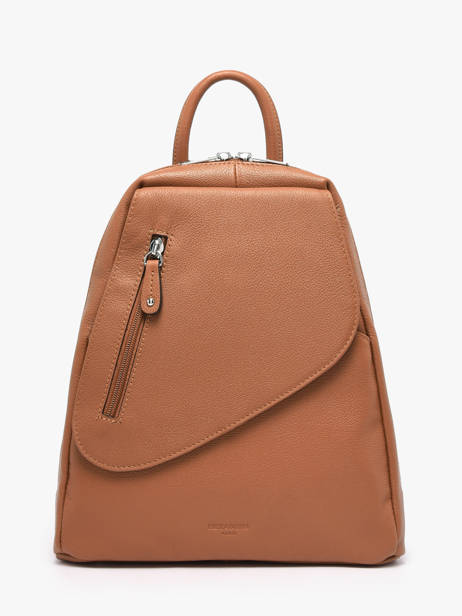 Backpack Leather Hexagona Brown confort 464783