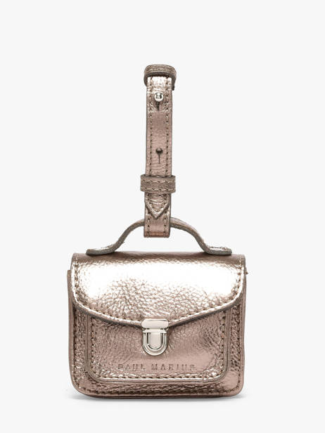 Leather Melle George Nano Bag Charm Paul marius Gray vintage GEORNANO