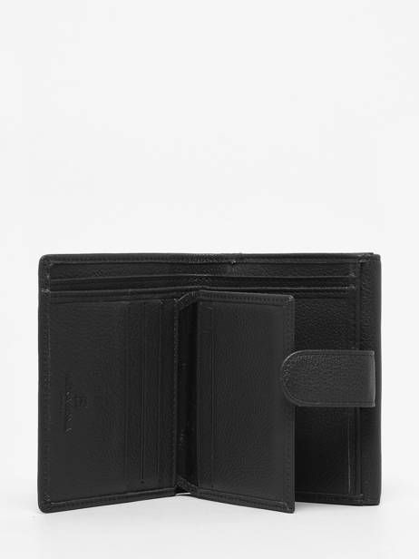 Wallet Leather Hexagona Black confort 467468R other view 1