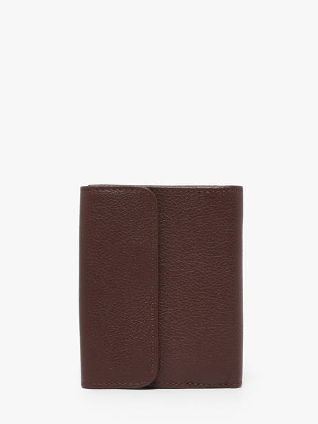Wallet Leather Hexagona Brown confort 467468R other view 3