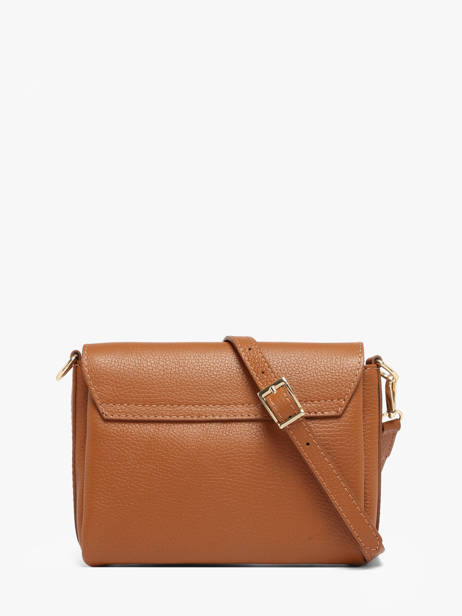 Sac Bandoulière Caviar Cuir Milano Marron caviar CA24061O vue secondaire 3