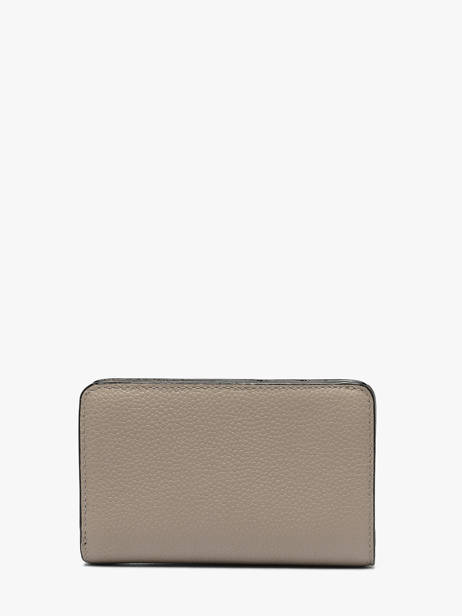 Compact Leather Ninon Zip Wallet Lancel Beige ninon A11123 other view 2