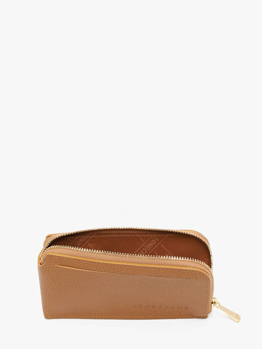 Longchamp Le foulonné Bill case / card case Brown