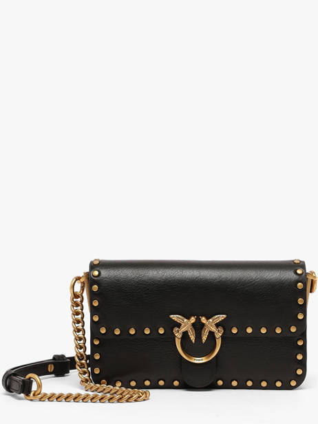 Shoulder Bag Love Bag Icon Leather Pinko Black love bag icon 7345A2JG