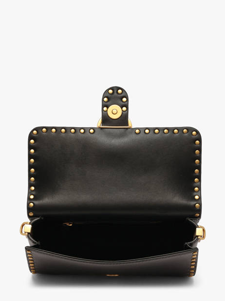 Shoulder Bag Love Bag Icon Leather Pinko Black love bag icon 7665A2JG other view 3