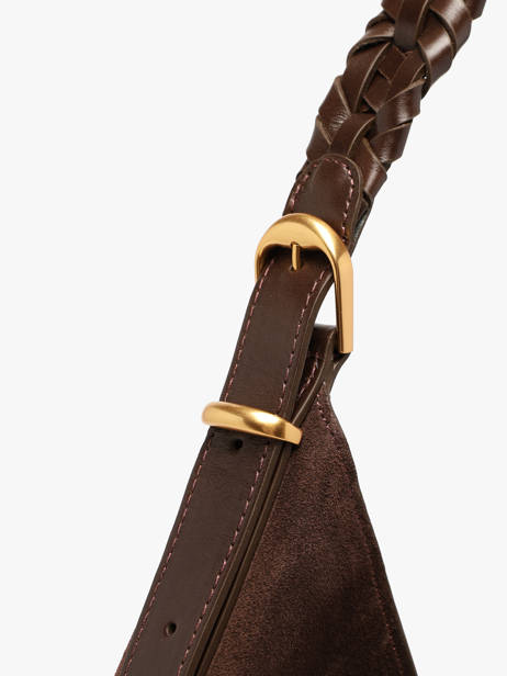 Large Suede Jess Hobo Bag Vanessa bruno Brown jess 29V40917 other view 2