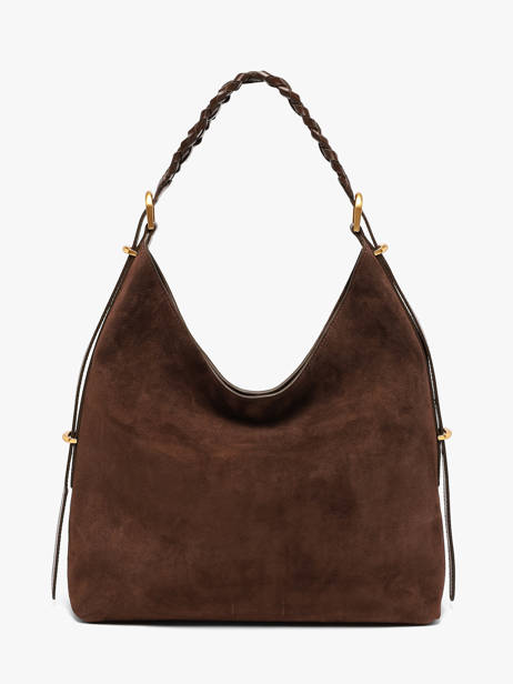 Large Suede Jess Hobo Bag Vanessa bruno Brown jess 29V40917 other view 4