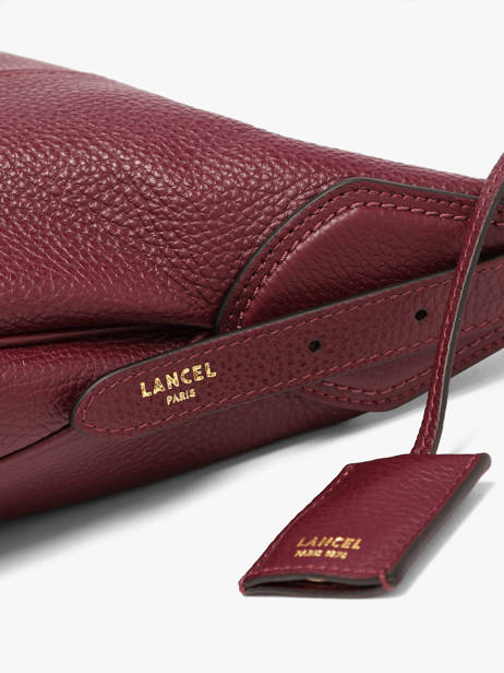 Large Leather Victoire Hobo Bag Lancel Violet victoire A13994 other view 2