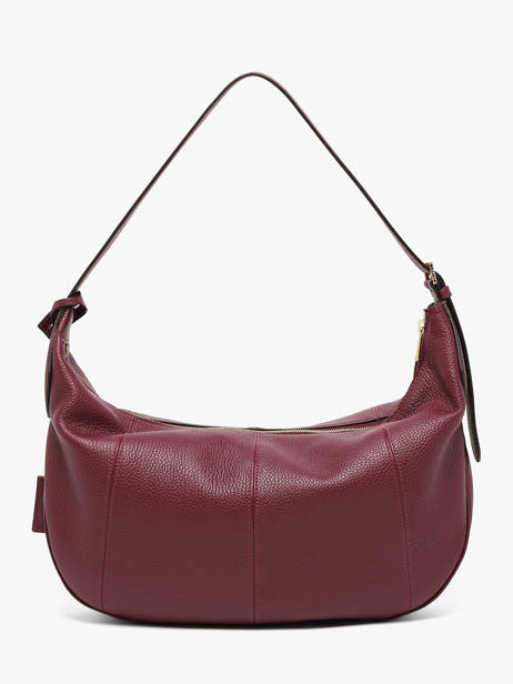 Large Leather Victoire Hobo Bag Lancel Violet victoire A13994 other view 4