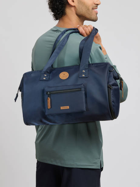 Travel Bag Travel Cabaia Blue travel BOWLING other view 1
