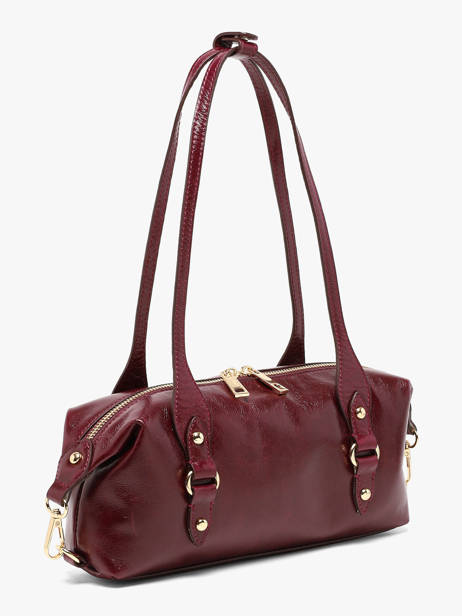 Shoulder Bag Shiny Sauvage Leather Milano Red shiny sauvage SS26065 other view 1