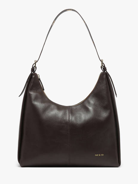 Supple Leather Tina Shoulder Bag Nat et nin Brown vintage TINA