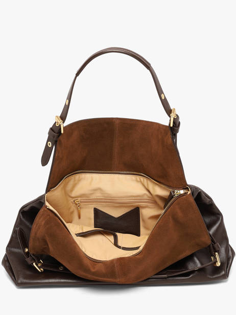 Sac Porté épaule Nat et nin Marron vintage ATHENA vue secondaire 2