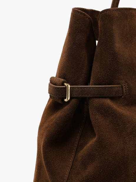 A4 Size Shoulder Bag Vintage Nat et nin Brown vintage PABLO other view 2