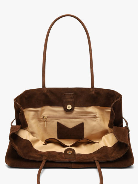 A4 Size Shoulder Bag Vintage Nat et nin Brown vintage PABLO other view 3