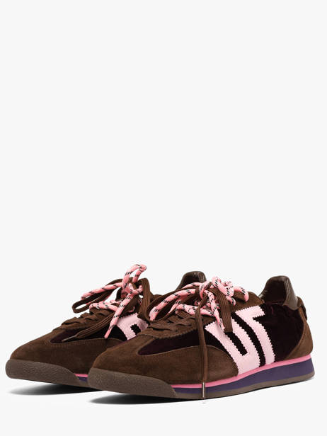 Sneakers In Leather Back 70 Brown women 73 other view 1