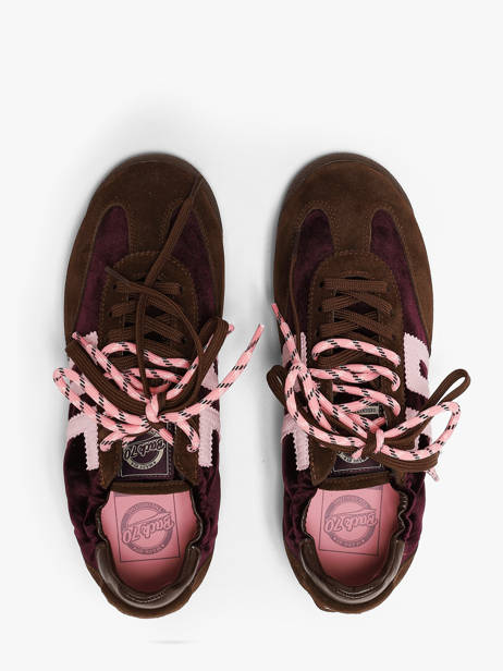 Sneakers In Leather Back 70 Brown women 73 other view 3