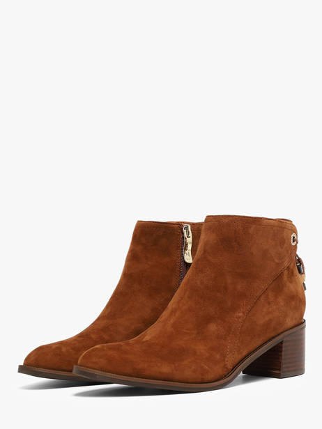 Heeled Boots In Leather Mam'zelle Brown women CSIUY55 other view 1